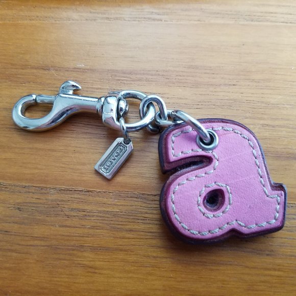 COACH Letter A Key Fob / Key Chain